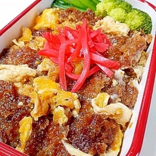 残り物で濃厚かつ丼弁当！